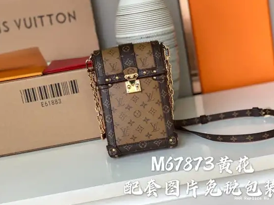 AAA Pruses Bags TRUNK VERTICAL POCHETTE LOUIS VUITTON 0705